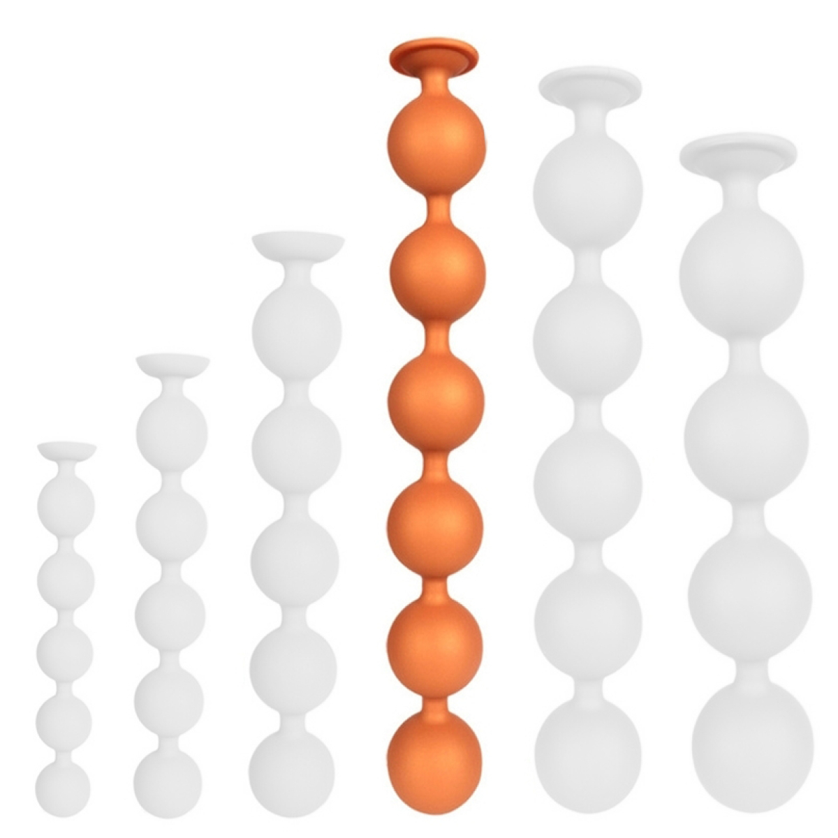 boules anales bulby butt xl 50 x 67 cm orange