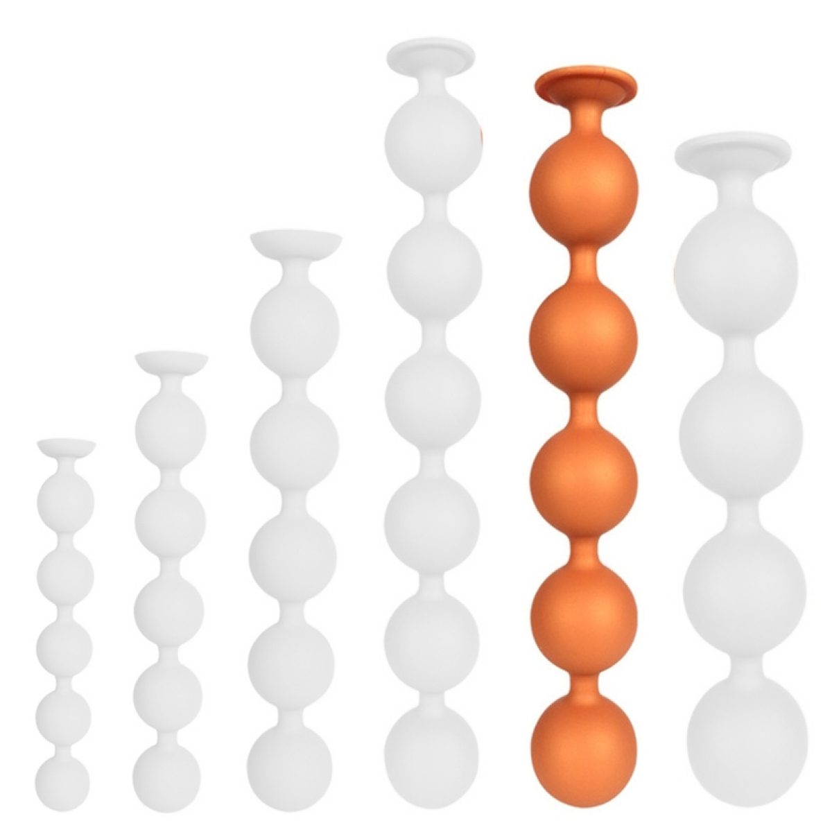 boules anales bulby butt xxl 49 x 77 cm orange