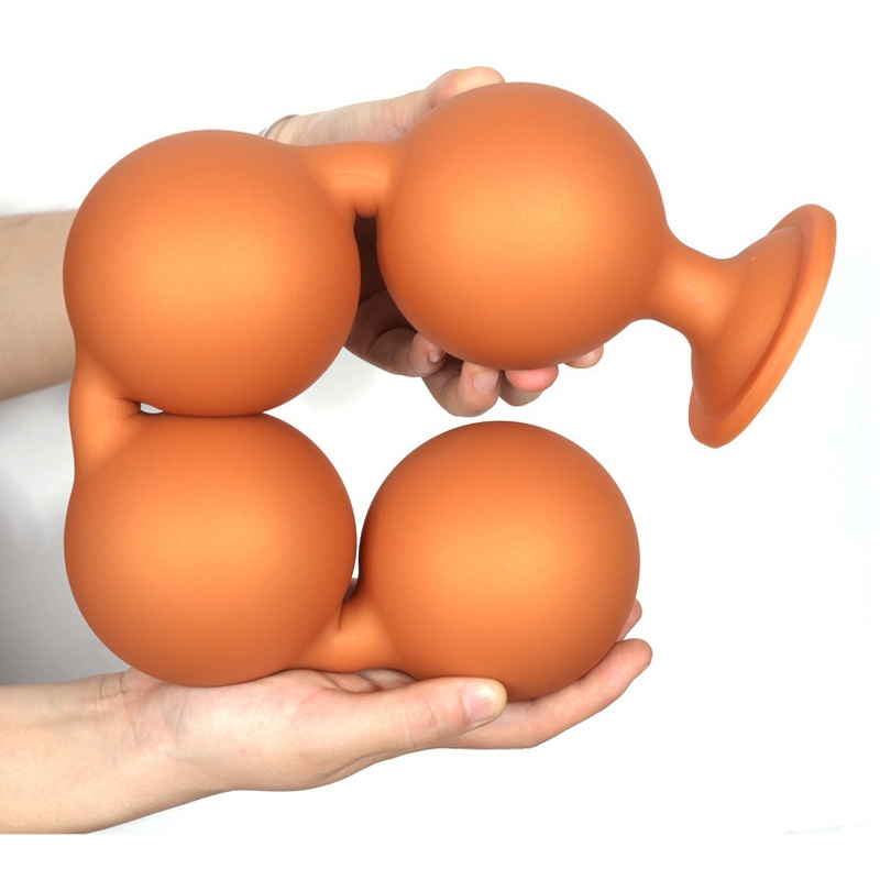 boules anales bulby butt xxxl 45 x 87 cm orange 1