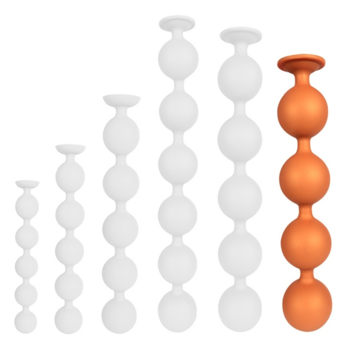 boules anales bulby butt xxxl 45 x 87 cm orange