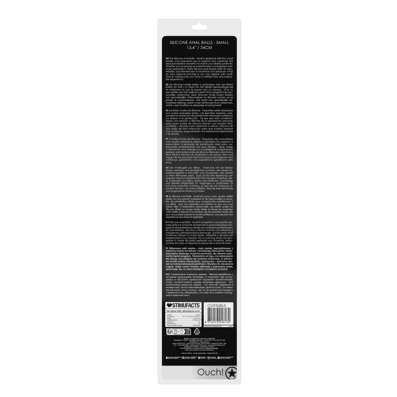 boules anales chapballs small 29 x 27 cm noires 2
