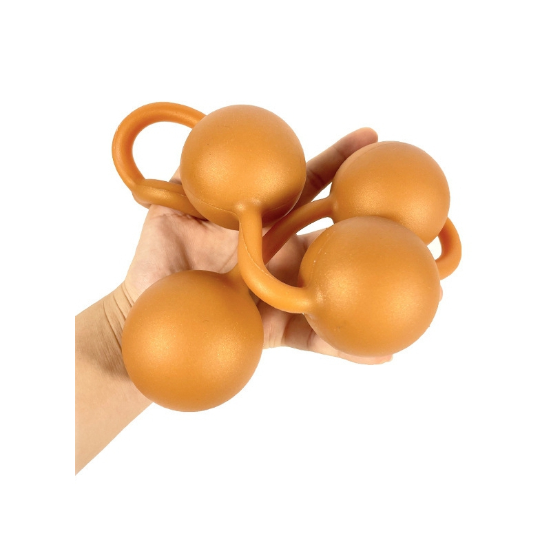 boules anales en silicone ass orange 50 x 55cm 1