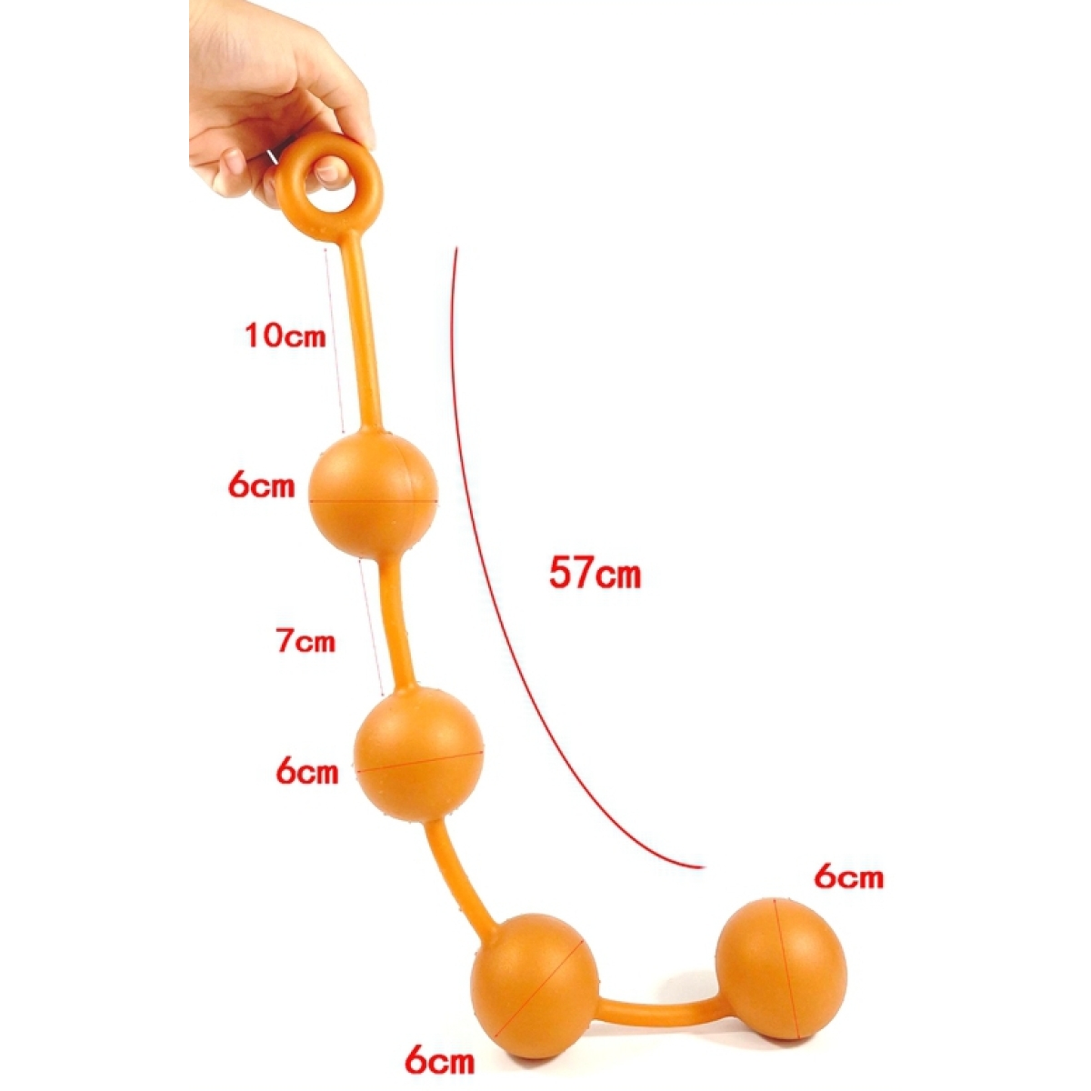 boules anales en silicone ass orange 50 x 55cm 4