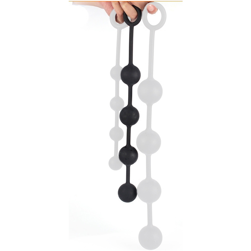 boules anales en silicone quarty m 35 x 4cm