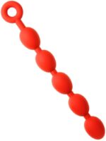 boules anales en silicone stretch eggs l 47 x 6 cm rouges 1