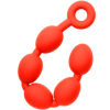 boules anales en silicone stretch eggs l 47 x 6 cm rouges