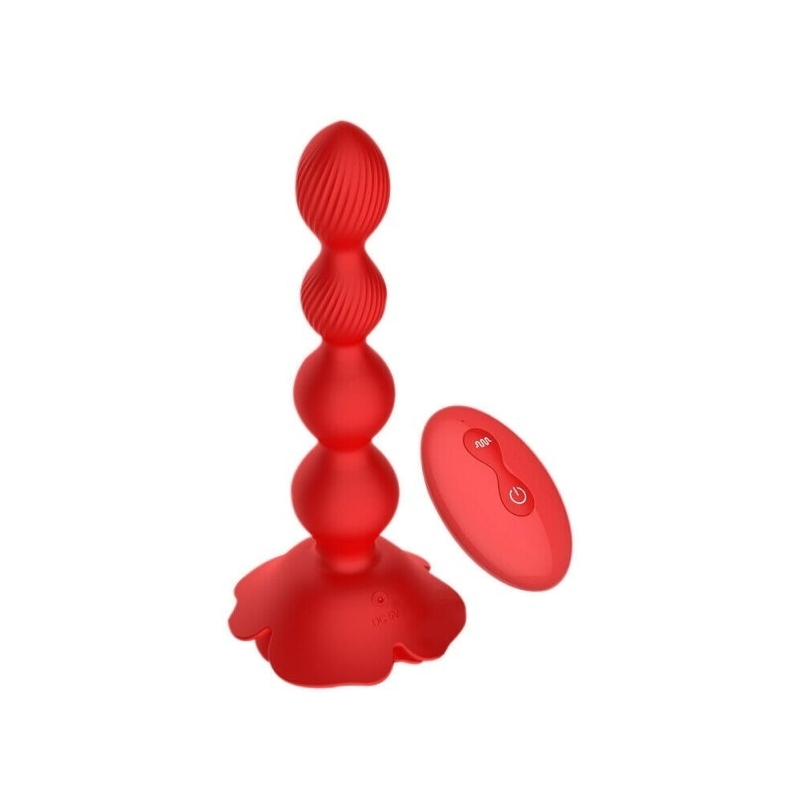 boules anales rotatives vibrantes rosebird 15 x 35cm 2