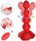 boules anales rotatives vibrantes rosebird 15 x 35cm 3