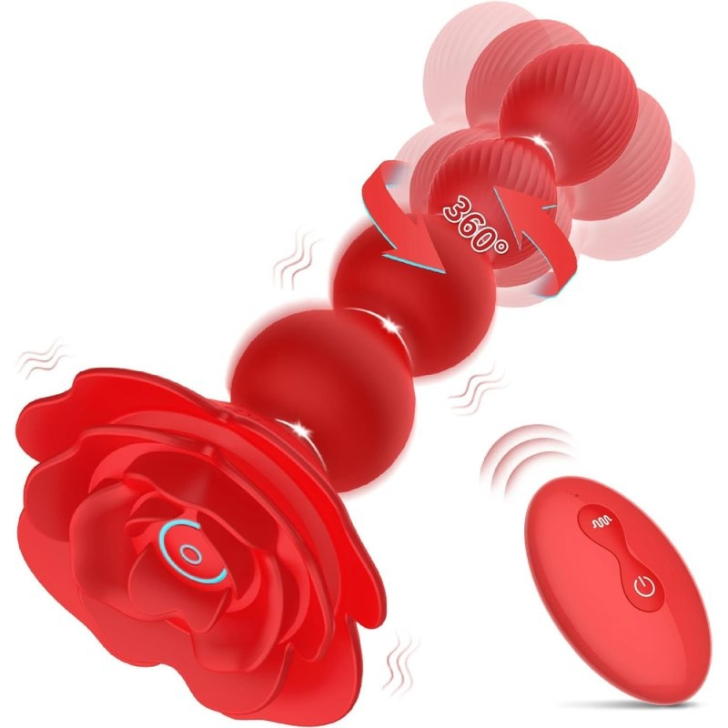 boules-anales-rotatives-vibrantes-rosebird-15-x-35cm boules anales rotatives vibrantes rosebird 15 x 35cm
