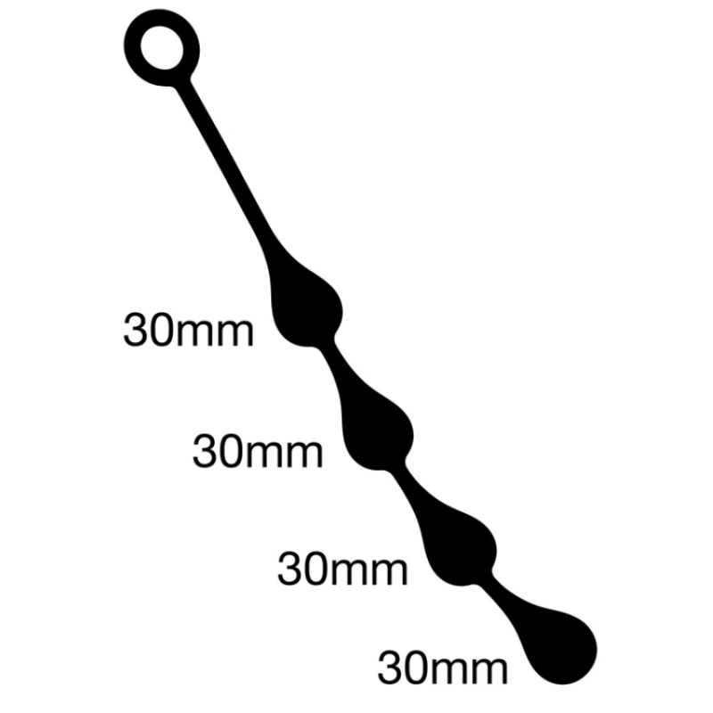 boules anales silicone drops s 30 x 3 cm 2