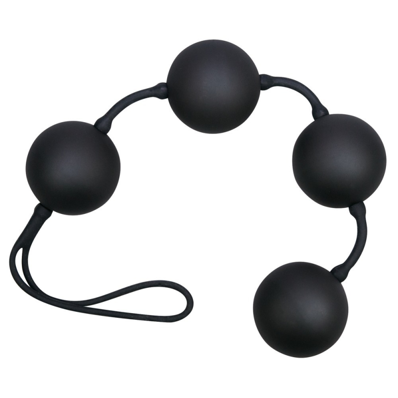 boules anales velvet 23 x 35cm noires