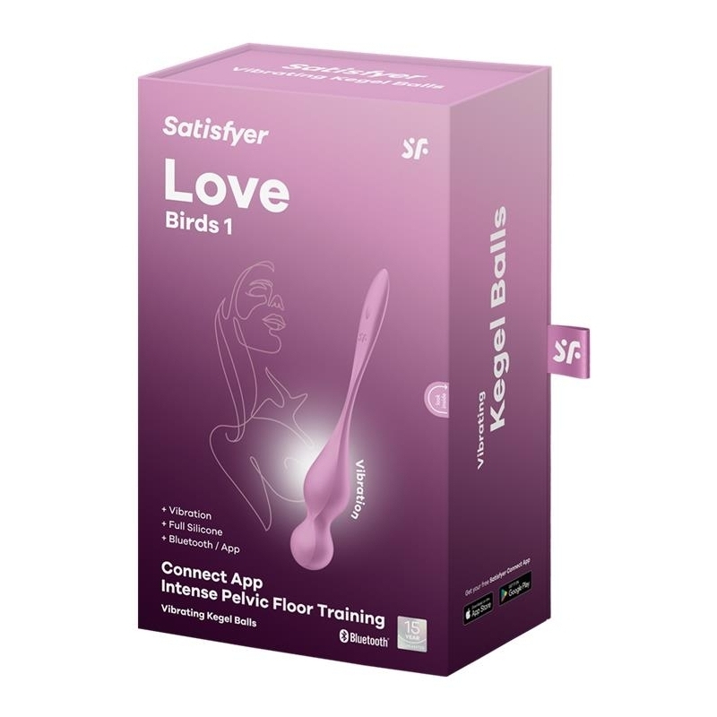 boules de geisha vibrantes connectees love birds 1 9 x 3cm rose 1
