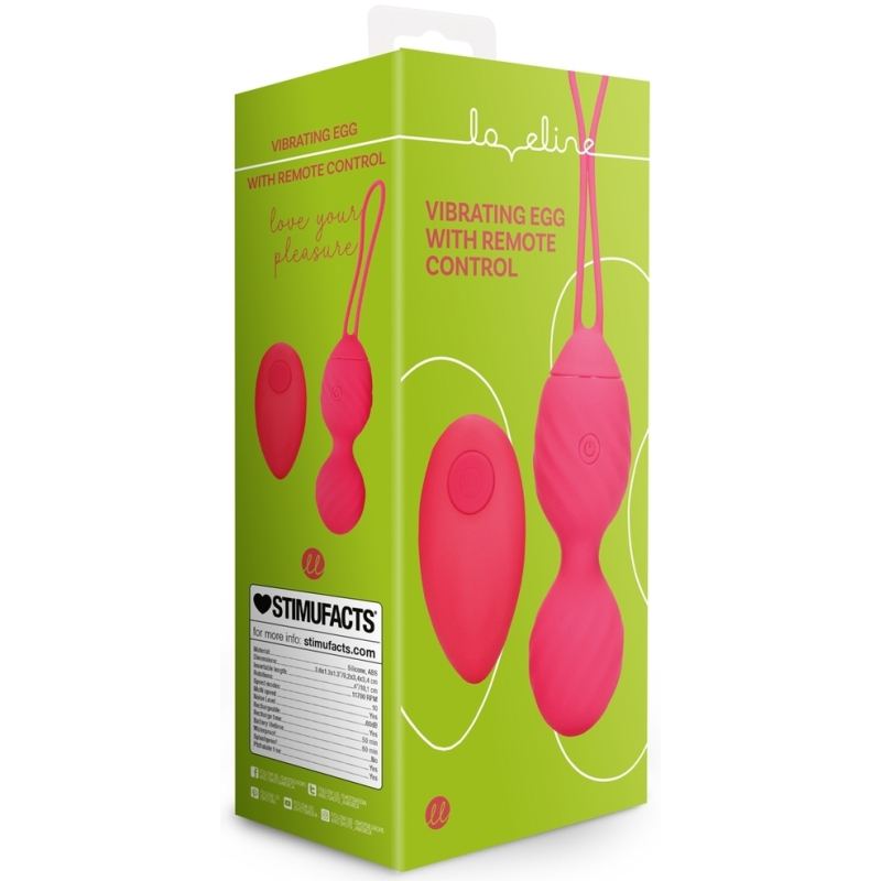 boules de geisha vibrantes strawred 10 x 35cm 1