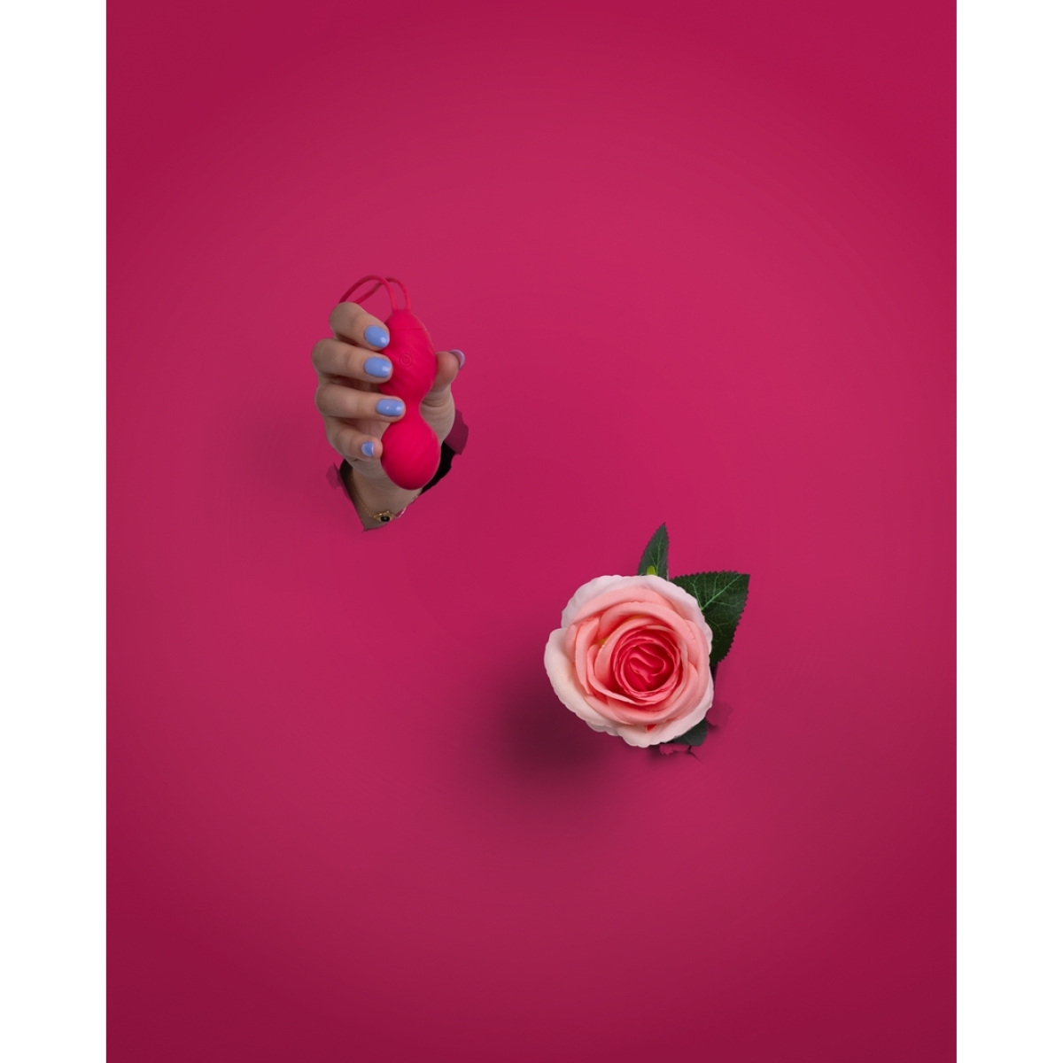 boules de geisha vibrantes strawred 10 x 35cm 4