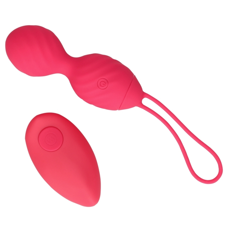 boules de geisha vibrantes strawred 10 x 35cm