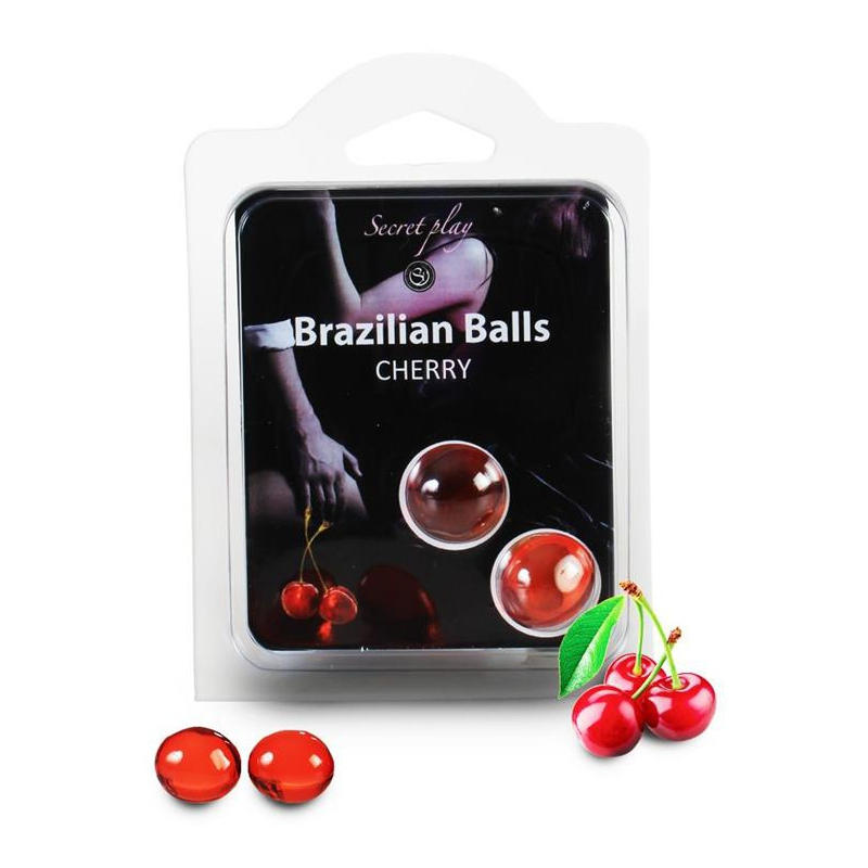boules de massage brazilian balls cerise