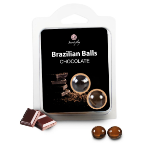 boules de massage brazilian balls chocolat
