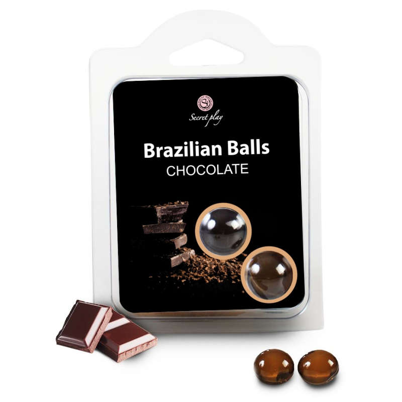 boules de massage brazilian balls chocolat