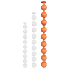 boules nocty l 65 x 55 cm orange