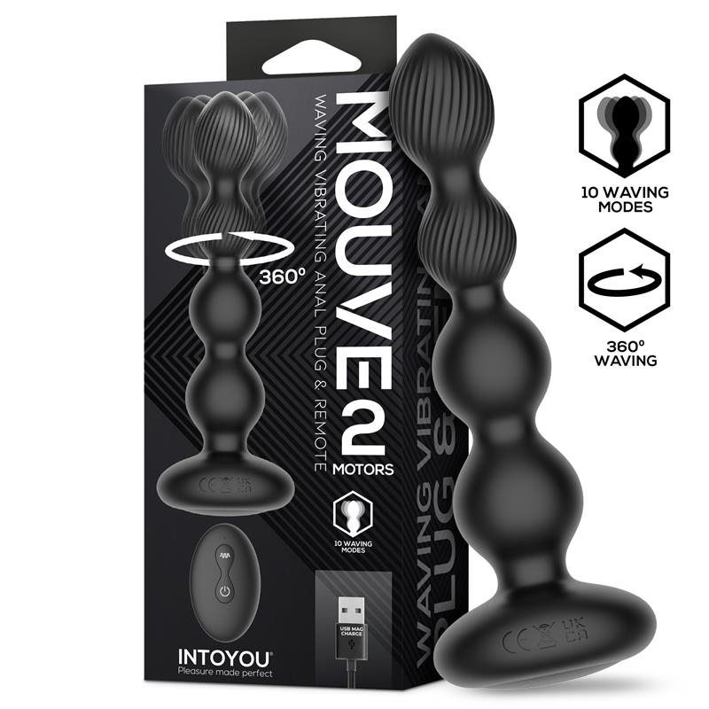 boules vibrantes mouve 15 x 35cm 2