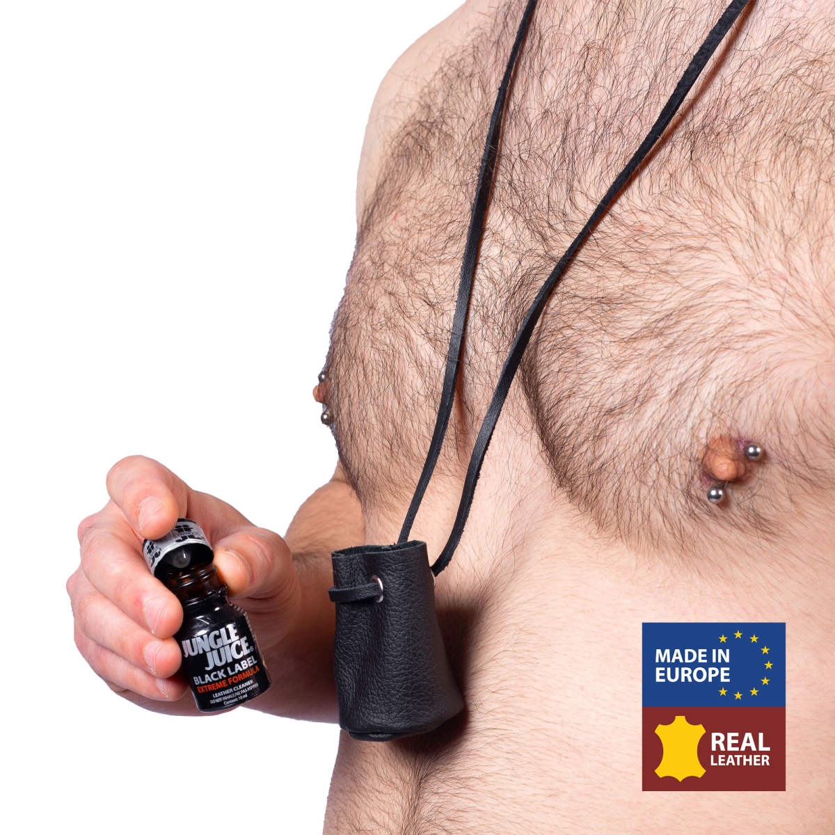 bourse en cuir pour aroma