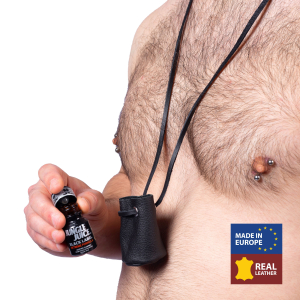 bourse en cuir pour aroma