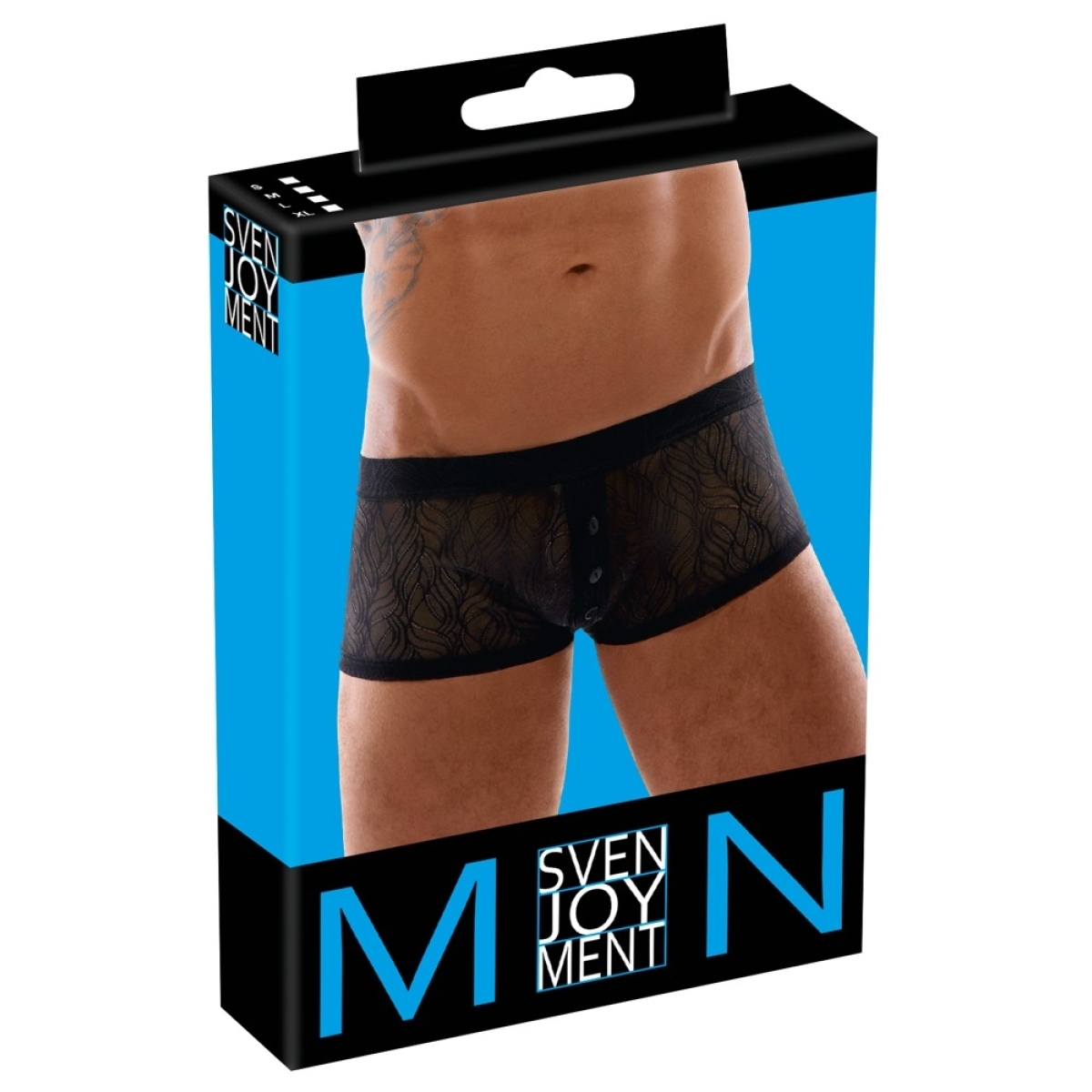 boxer avec boutons tunio noir 6