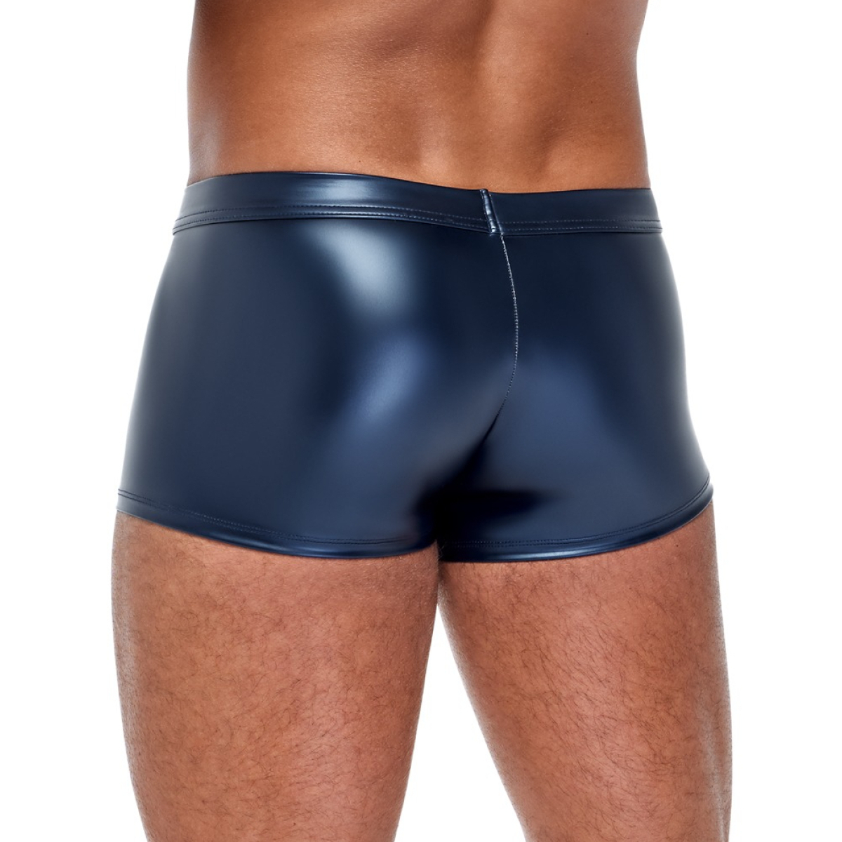 boxer avec zip andio bleu metallise 1