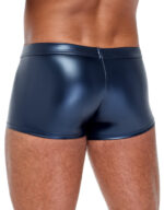 boxer avec zip andio bleu metallise 1
