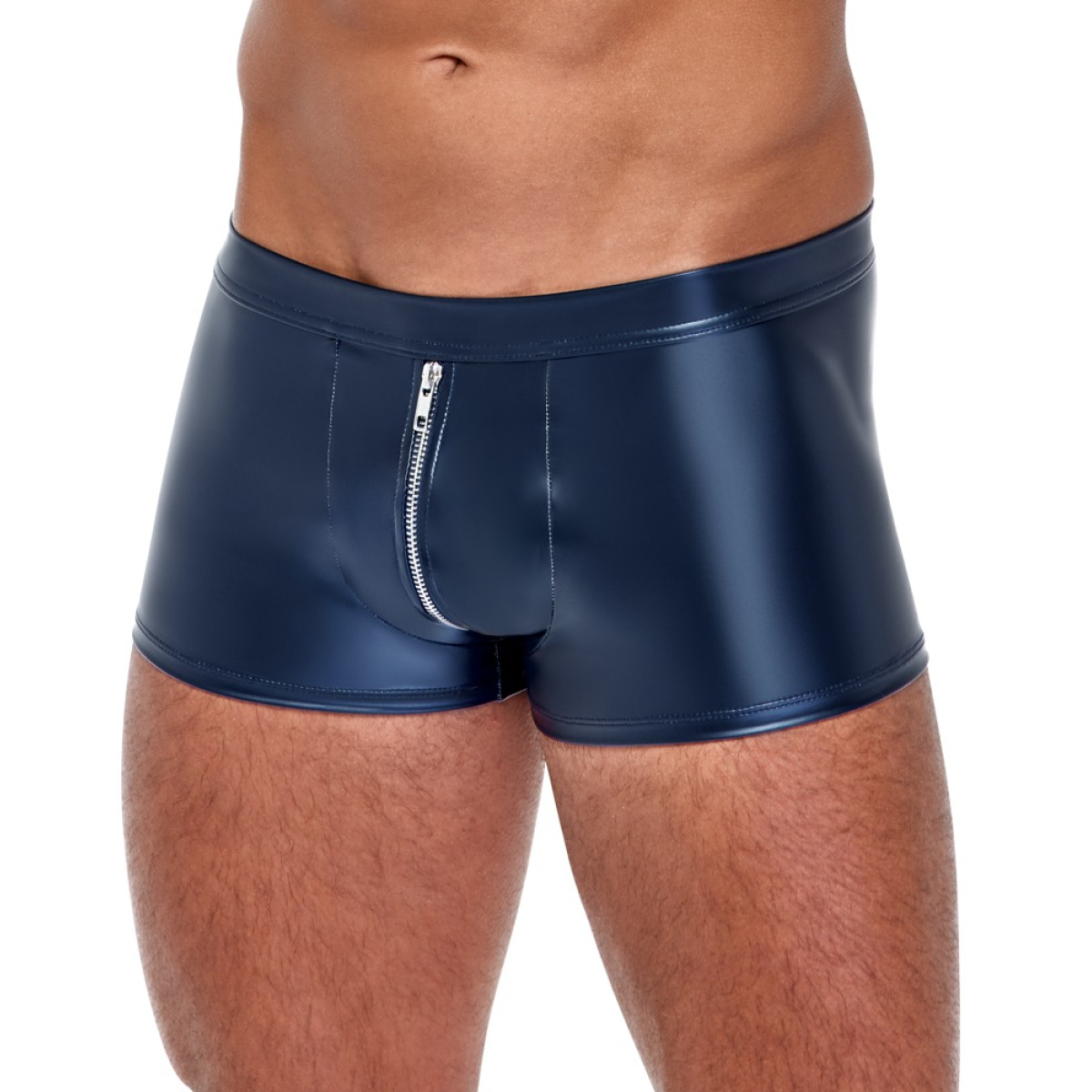 boxer avec zip andio bleu metallise 3