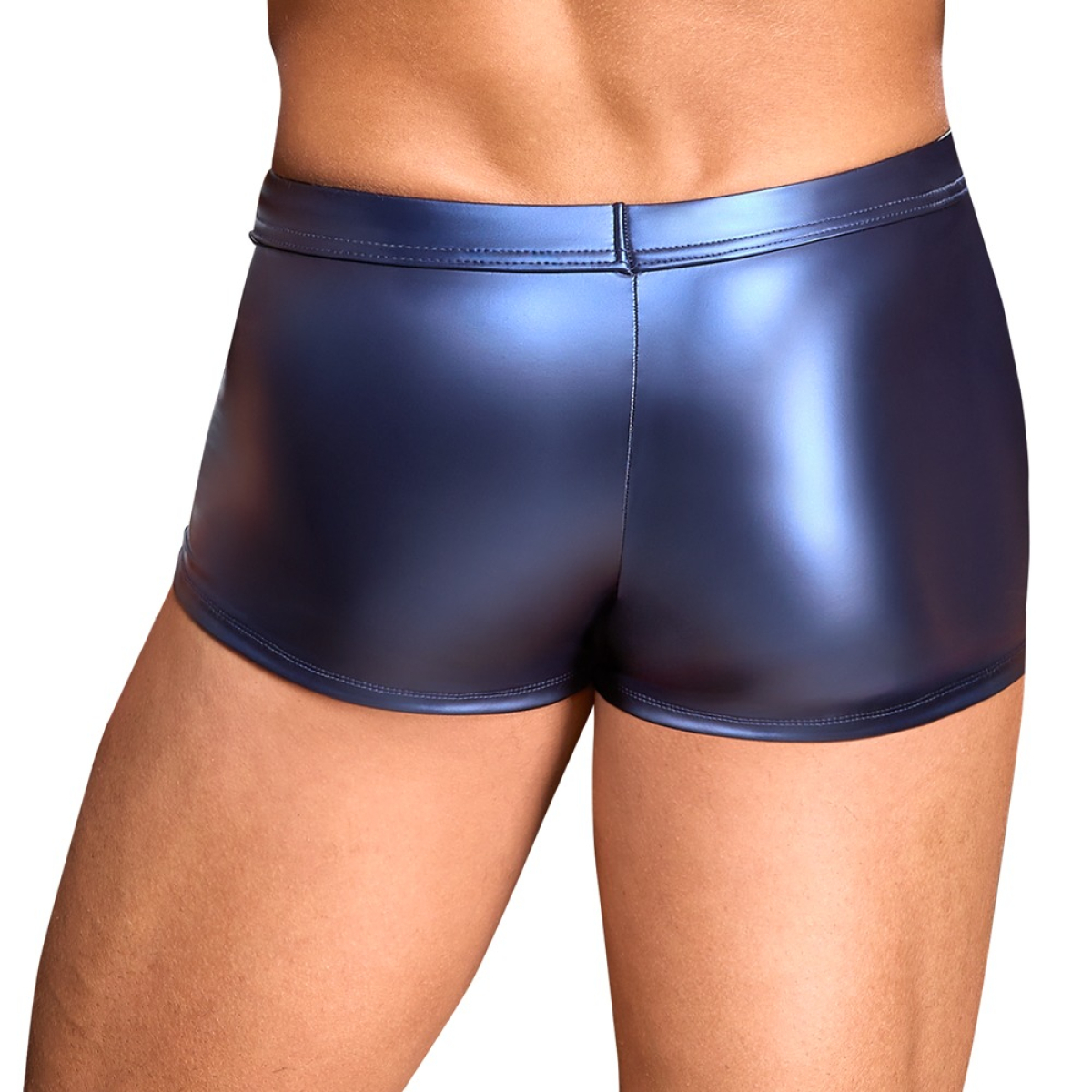 boxer avec zip eclino bleu metallise 1