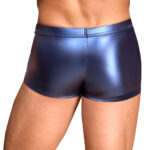 boxer avec zip eclino bleu metallise 1