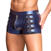 boxer avec zip eclino bleu metallise 3