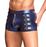 boxer avec zip eclino bleu metallise 3
