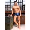 boxer avec zip eclino bleu metallise 5