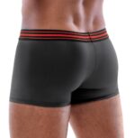 boxer avec zip tillio noir rouge 1