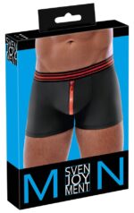 boxer avec zip tillio noir rouge 6