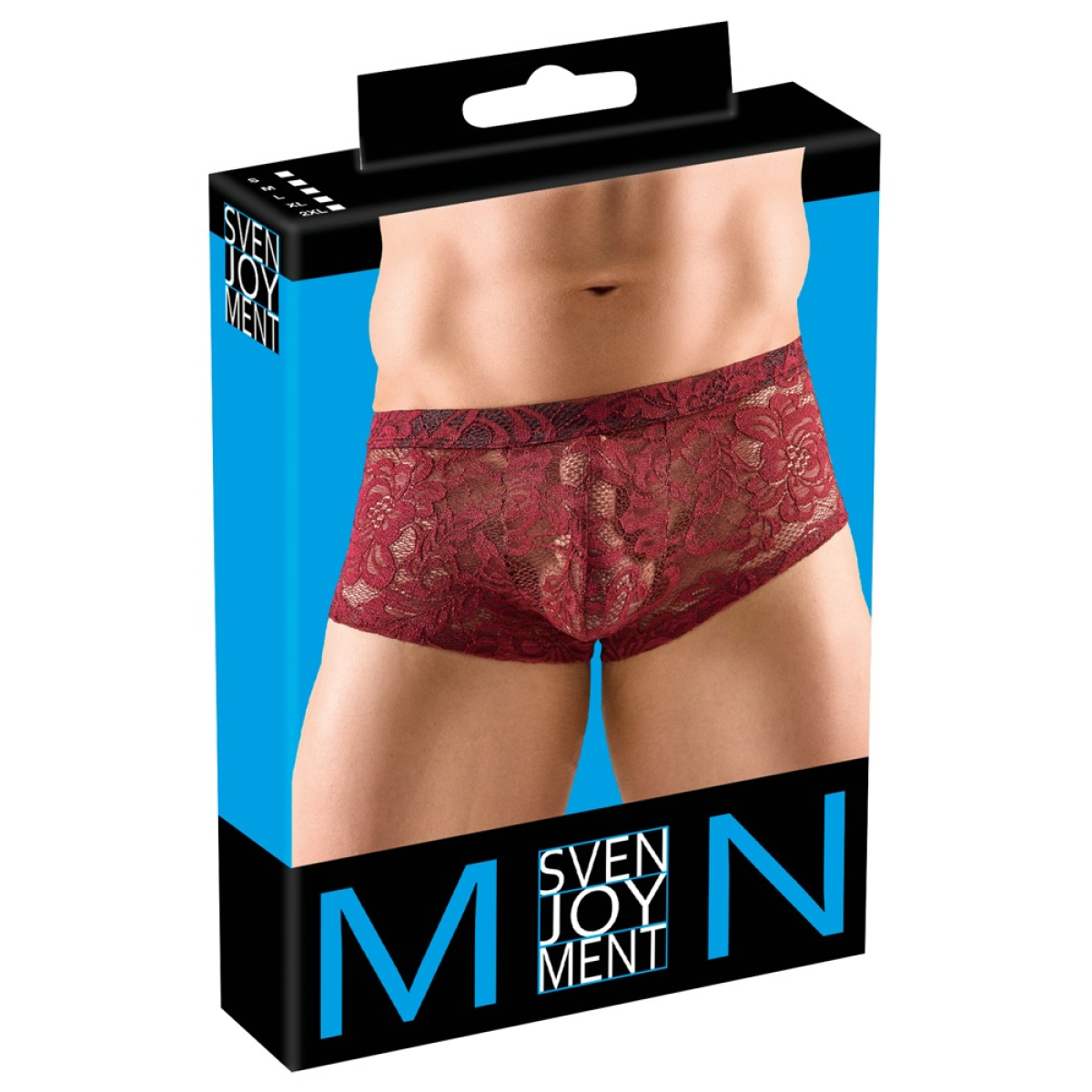boxer dentelle flino bordeaux 2