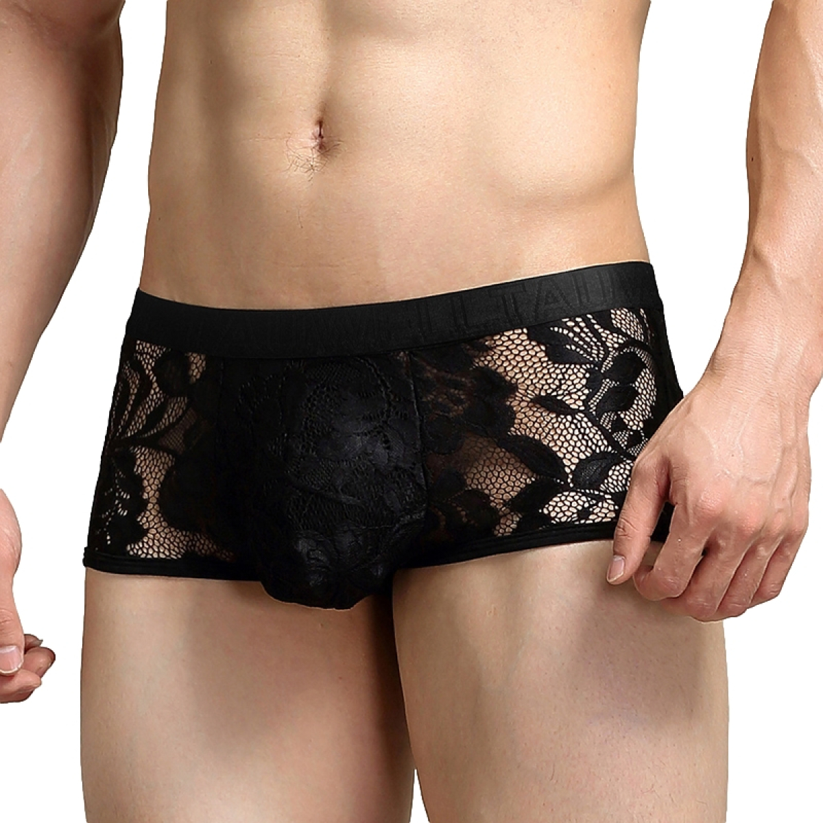 boxer dentelle tauwell noir 2