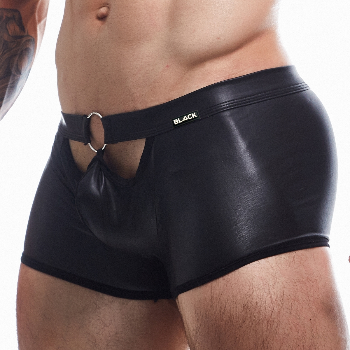 boxer peekaboo noir