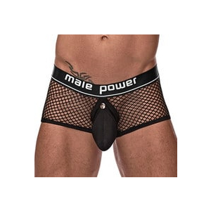 boxer resille ring short noir