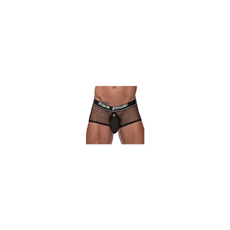 boxer resille ring short noir