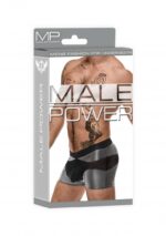 boxer sexy iron clad noir argente 2