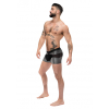 boxer sexy iron clad noir argente 4