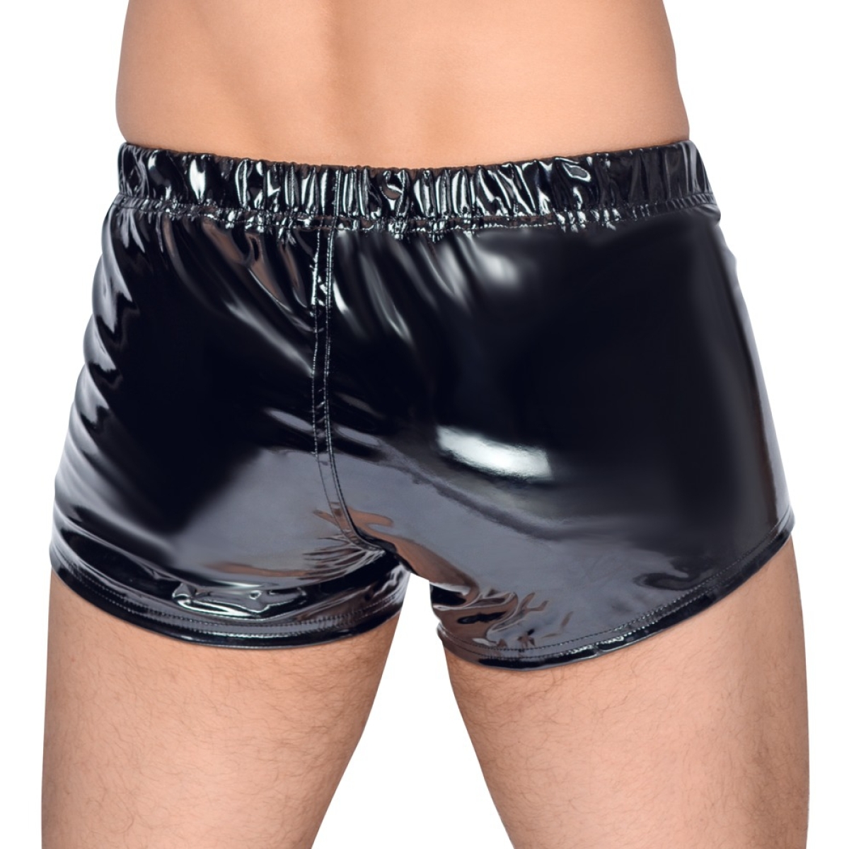 boxer short vinyl zip noir 1