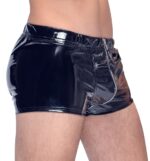 boxer short vinyl zip noir 2