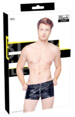 boxer short vinyl zip noir 3