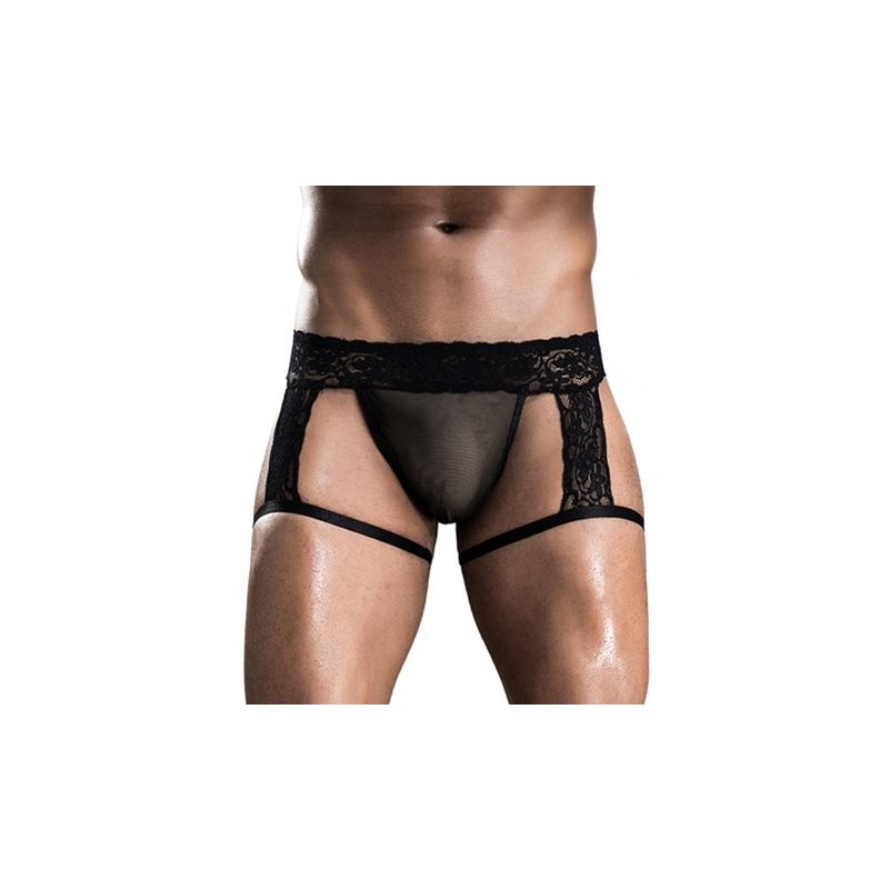 boxer string sexy dentelle noir