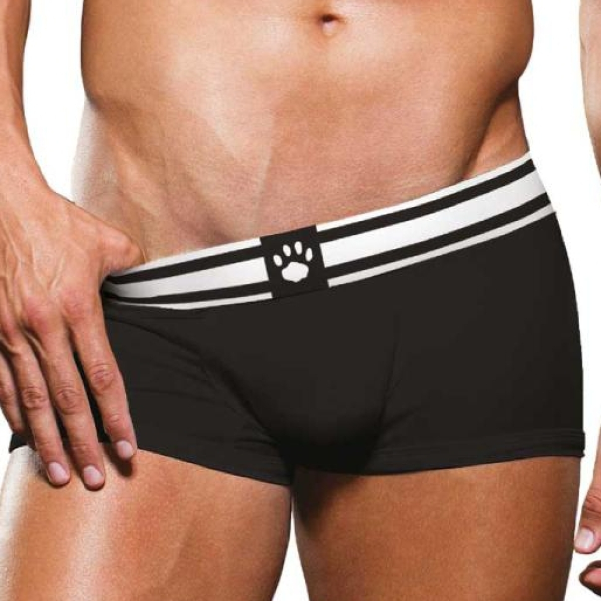 boxer trunk prowler noir blanc