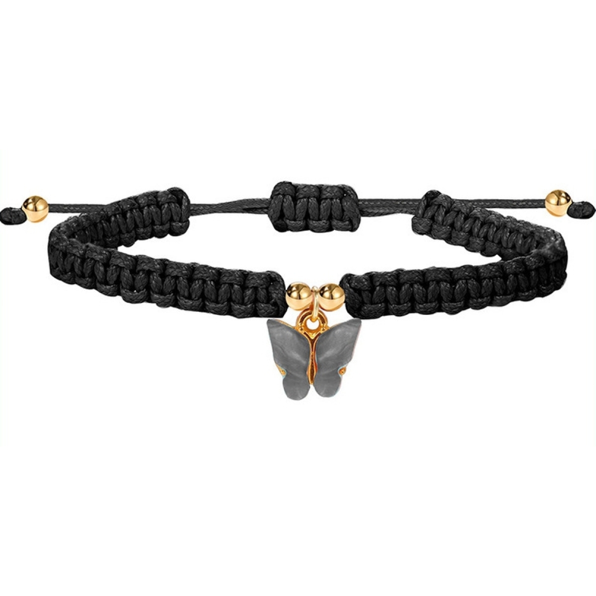 bracelet butterfly noir